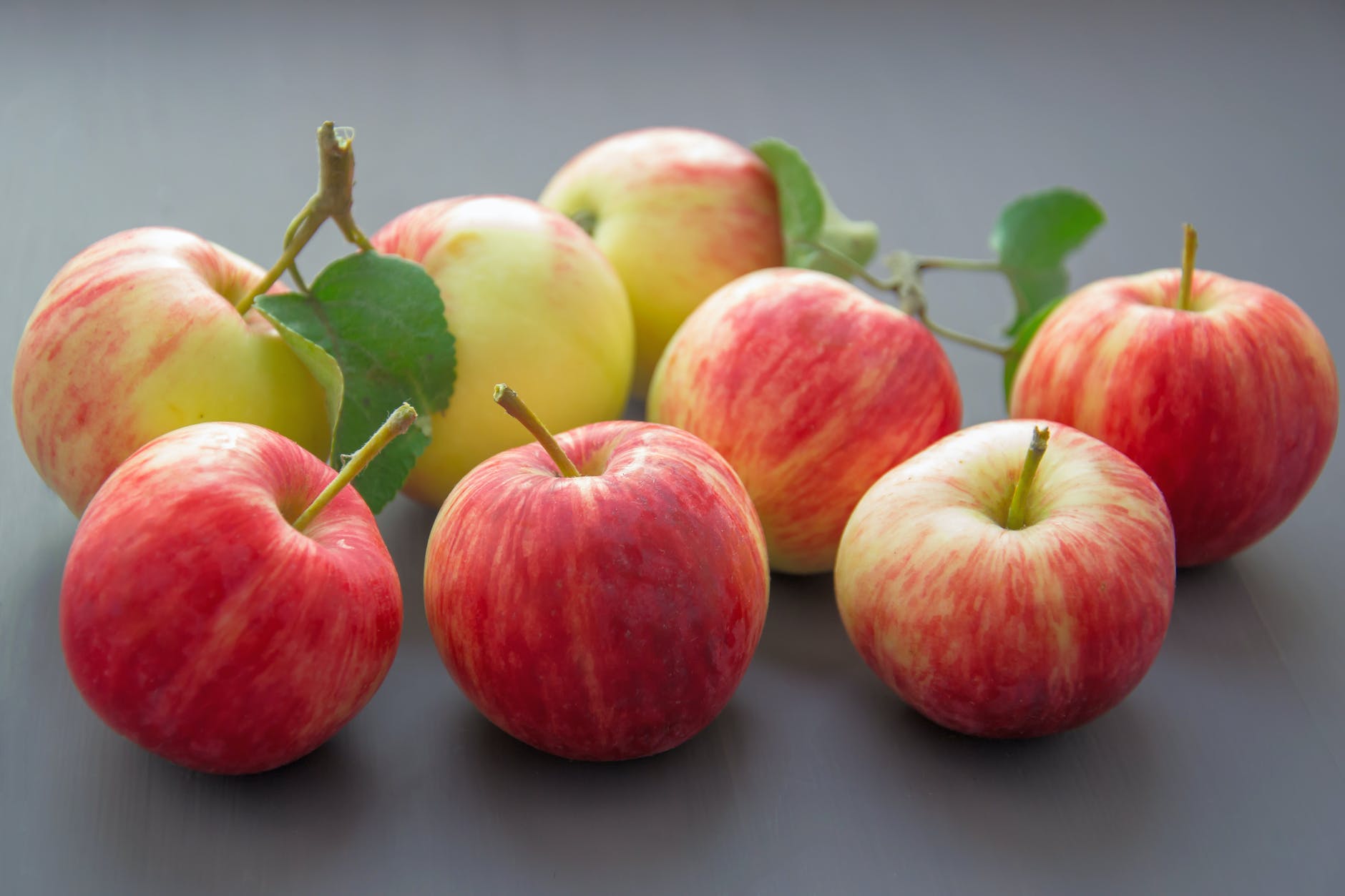 close up photography of apples