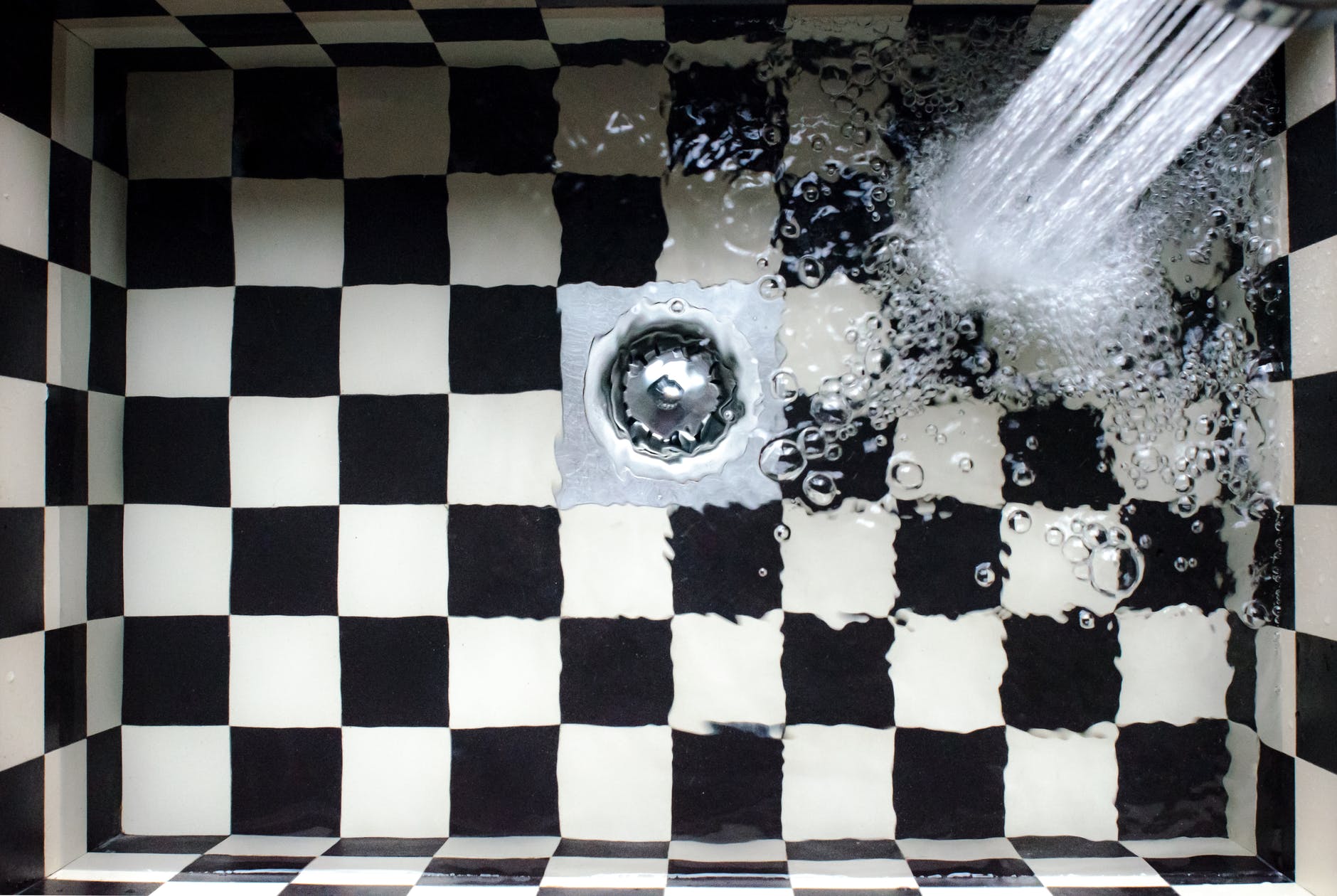 water kitchen bubble sink